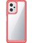 Xiaomi Redmi Note 11T Pro 5g Için Kenar Koruyuculu Akrilik Telefon Kılıfı - Kırmızı (Yurt Dışından) 1
