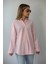 Mor Çizgili Over Fit Gömlek MG1525 2