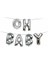 Gümüş Oh Baby Folyo Balon Set 1