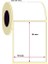 30X50 mm Termal Etiket - 3000 Adet 2