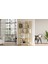 Voyage Gold Metal Mermer Desen 5 Raflı 2 Bölme Kitaplık 175 cm Vg4-Ge 3