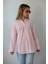 Mor Çizgili Over Fit Gömlek MG1525 1