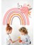 Çocuk Odası Duvar Sticker Soft Renkli Çiçekli Gökkuşağı 1
