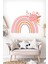 Çocuk Odası Duvar Sticker Soft Renkli Çiçekli Gökkuşağı 4