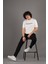 Sıfır Yaka Baskılı Pamuklu Erkek Penye T-Shirt 1