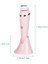 Elektrik 4in1 Yüz Temizleme Fırça Sonic Blackhead Peeling Silikon Yüz Temizleyici Cilt Sıkma Masaj Home Spa Cilt Bakımı | Elektrikli Yüz Temizleme Cihazları (Pembe) 2