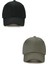 Unisex Ayarlanabilir Spor Basic Kep Şapka 2'li Set 1