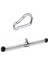 Profesyonel Lat Triceps Bar 30 cm Kanca Hediyeli 1