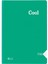 Cool A4 72 Yaprak Kareli Pp Kapak Spiralli Defter 5