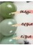 Retro Okaliptüs Pastel Latex Balon 12 Inç 10 Adet 2