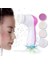 5 In 1 Pilli Yüz Temizleme,Masaj Ve Peeling Fırça Seti 5