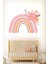 Çocuk Odası Duvar Sticker Soft Renkli Çiçekli Gökkuşağı 1