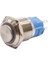 16A-G1-E 16MM Çıkık Yaylı Işıklı Metal Buton - Beyaz 1