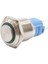 16A-G1-E 16MM Çıkık Yaylı Işıklı Metal Buton - Yeşil 1