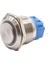 22B-G1-E 22MM Çıkık Yaylı Işıklı Metal Buton - Beyaz 1