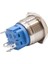22B-P1Z-E 22MM Düz Anahtarlı Işıklı Metal Buton - Kırmızı 2