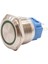 22B-P1Z-E 22MM Düz Anahtarlı Işıklı Metal Buton - Yeşil 1