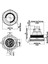 30B-P1-E 30MM Düz Yaylı Işıklı Metal Buton - Mavi 3