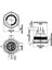 28B-P1-E 28MM Düz Yaylı Işıklı Metal Buton - Yeşil 3