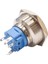 28B-P1Z-E 28MM Düz Anahtarlı Işıklı Metal Buton - Yeşil 2
