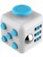 Stres Küpü Fidget Cube El Haraket Oyuncak Mavi Tuş Beyaz Gövde 1