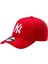 Kırmızı Cap Beyaz Nakışlı Unisex Erkek Kadın Şapka cp220 2