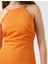 Halter Yaka Mini Fırfırlı Elbise 5