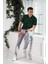 Yakalı Regular Fit Erkek Triko T-Shirt 2