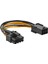 6 Pin 8 Pin Çevirici Kablo 15CM 6pin Erkek - 8pin Dişi Pcıe Express Ekran Kartı Güç Adaptörü Kablosu 5