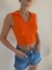 Enna Kolsuz Yaka Detay Crop Bluz 1