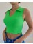 Enna Kolsuz Yaka Detay Crop Bluz 3