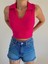 Enna Kolsuz Yaka Detay Crop Bluz 1