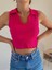 Enna Kolsuz Yaka Detay Crop Bluz 3