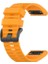Garmin Fenix 5 - 5 Sapphire - 5 Plus Için Quick Fit Özellikli Silikon Kordon Kayış Turuncu 1