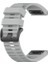 Garmin Fenix 3 - 3 Hr Için Quick Fit Özellikli Silikon Kordon Kayış Gri 1
