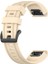Garmin D2 Delta S Için Quick Fit Özellikli Silikon Kordon Kayış Krem 1