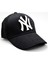 Siyah Ny Cap Beyaz Nakışlı Unisex Şapka CP220 2