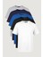 Metalıc Erkek Çok Renkli T- Shirt Regular Fit Rahat Kesim Bisiklet Yaka 5'li Basic Tişört Paketi 1