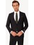 Erkek Siyah Regular Fit Takım Elbise 3