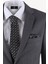 Erkek Antrasit Desenli Slim Fit Takım Elbise 3