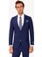 Erkek Lacivert Klasik Çift Yırtmaç Takım Elbise 2
