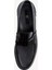 Erkek Siyah Klasik Bağcıksız Ayakkabı 4