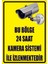 Çağ Ajans Bu Bölge 24 Saat Kamera Sistemi ile Izlenmektedir Kendinden Yapışkanlı Sticker 17X25 cm 1
