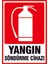 Çağ Ajans Yangın Söndürme Cihazı Sticker 35X50 cm Etiket 1