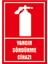 Çağ Ajans Yangın Söndürme Cihazı . Sticker 25X35 cm Etiket 1