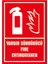 Çağ Ajans Yangın Söndürme Cihazı Fire Extınguısher 3 mm Dekota Uyarı Levhası 17X25 cm 1