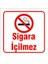 Çağ Ajans Sigara Içilmez. Sticker 12X12 cm Etiket 1