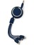 Sarmal Tasarım 3in1 Lightning Type C Micro USB Şarj ve Data Kablosu 110 cm - AL2989 Lacivert 1