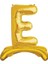 Partipan Ayaklı E Harf Gold Folyo Balon 1