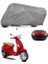 Vespa Primavera 150 Arka Çanta Uyumlu Motosiklet Brandası Motor Brandası (A+ Kalite) 1